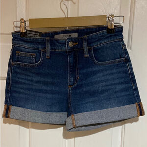 Joe's Jeans Blue Mid-Rise Jean Shorts